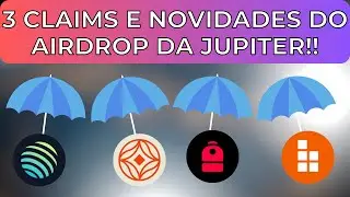 TR&Ecirc;S CLAIMS DISPON&Iacute;VEIS, AIRDROP DA JUPITER ANUNCIADO, BACKPACK,  MONAD - Airdrop Updates #257