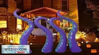 4x Halloween Inflatable Octopus Tentacles PVC Blow up Decor for Outdoor Lawn