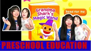Pinkfong Storybook Grandma Shark's Magic Wand reading with Ella and Mommy | kids learning videos