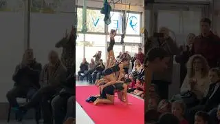 NOEMI CAVALERI FA UNA SUPER ACROBAZIA AL SAGGIO DI GINNASTICA! #shorts