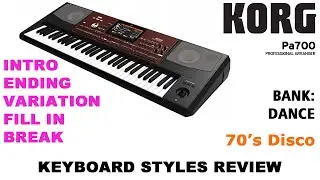KORG PA700 STYLE - DANCE - 70's Disco