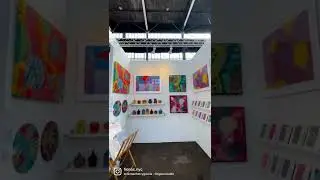 My booth set up at The Other Art Fair ⁣.⁣.⁣.⁣.⁣.⁣ #art #artist #artfair #painting #ceramics #setup