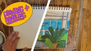 ASMR Soft Spoken Drawing, Coloring and Rambling to help you Sleep/Study/Relax!✏️🖍