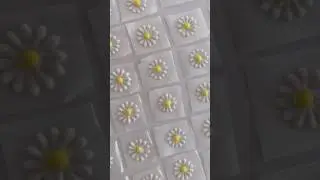Pipe a royal icing daisy with me 🌼