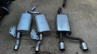 Clio RS182 Janspeed vs standard exhaust