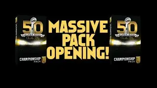 MUT 16 PACK OPENING! SUPER BOWL PACK BUNDLES!