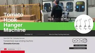 Greenhous Hook Rope Twines Winding Machine | Tomato Hanger Hook Machine , Greenhouse Hook