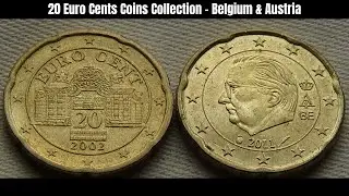 20 Euro Cents Coins Collection - Belgium & Austria