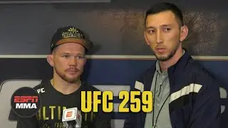 Petr Yan reacts to DQ loss vs. Aljamain Sterling at UFC 259 | ESPN MMA