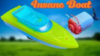 How To Make A Insane Model Boat With Electric Motor | Science Project