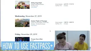 How To Make Walt Disney World FastPass Selections! | ORLANDO NOVEMBER/DECEMBER 2019