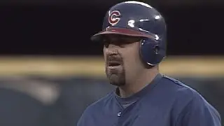Shane Andrews smashes a go-ahead, two-run double