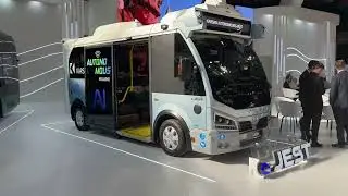Karsan e-JEST Autonomous &ndash; Next-Gen Electric Minibus Walk-through Busworld Europe 2025 Brussels