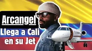 @Arcangel llega a Cali 🇨🇴|| en su jet 🛩️ 