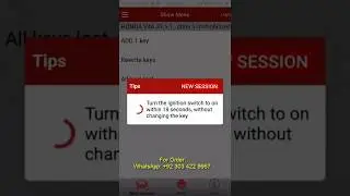 Launch x431 Key Programming: Adding a New Key in Honda CIVIC 2009 Model, an ALL KEYS LOST case