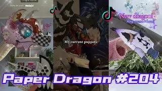 Dragon Puppet Crafts - Paper Dragon TikTok Compilation #204