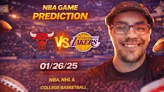 Chicago Bulls vs LA Lakers Prediction 01/26/25 | NBA Free Picks Today