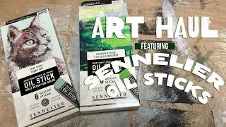 Art Haul - Sennelier Oil Sticks Unboxing