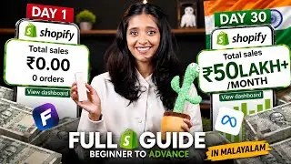 Shopify Dropshipping Full Course Malayalam 2026 | From ₹0 to ₹50 Lakh/Month with AI