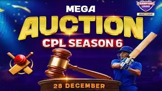 CPL season 6 🏏 Mega Auction Live || Gaondongrim Khotigao