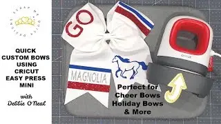 Quick Custom Bows with Cricut Easy Press Mini