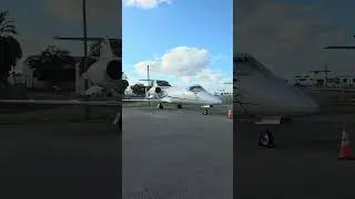 Beechcraft HS 800XP & Bombardier Learjet 60 at KFXE  Fort Lauderdale Executive