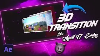 // 3D Transition Effect Like Agent 47 Gaming For Amv And Pubg Montages // After Effects Tutorial  //