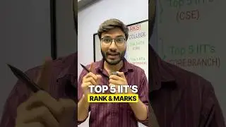 😱Top 5 IIT&rsquo;S Rank & Marks!! | JEE Advanced #jee #motivation