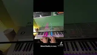 Mixed Reality with Piano Vision. Quest 3 #gaming #oculus #piano #mixedreality #oculus #quest3