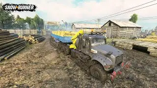 Snow Runner 🚍🚛🚜 (Ta&iuml;myr, Russie) #20 - Commande De Planches - 🚚🚘 (En 2k)