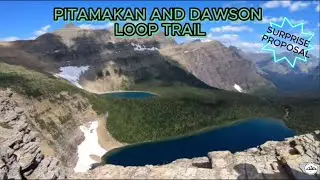 Best Day Hike in Glacier National Park, Pitamakan and Dawson Loop Trail