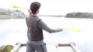 Beginner Poi Lesson: More on watermill and split-time hip reels