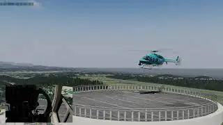 Landing at Control Tower at YangYang Airport in South Korea