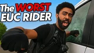 Unhinged EUC Rider Goes Too Far! He SHOULD BE BANNED!