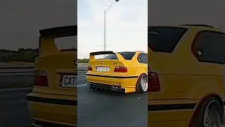 Catch me😮&zwj;💨 #bmw #yellow #m3 #e36