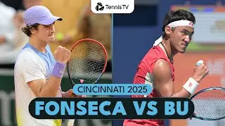 Joao Fonseca vs Yunchaokete Bu | Cincinnati 2025 Highlights