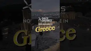 Dazz Drones is Now available in Greece | Drone Shoot Mobile Application | Dazz Drones | #greece