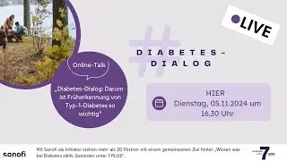 Diabetes-Dialog: Darum ist Früherkennung von Typ-1-Diabetes so wichtig