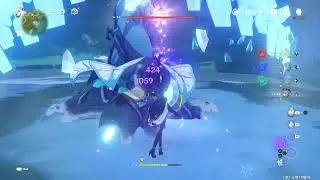 ( Lvl 90 Widsith r2 ) Lisa damage test on cryo flower