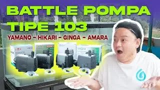 YAMANO WP 103 vs HIKARI 103 vs GINGA GA 103 vs AMARA 103, pompa aquarium review battle head to head