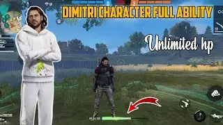 Dimitri Character full Ability Test l Active skill character skills explained ll
