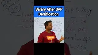 Salary After SAP Certifications in India as a Fresher #shorts #india #fresherjob #sap