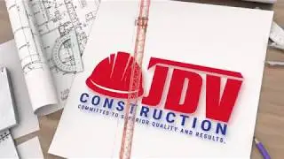 JDV Construction logo animation by Heavy Graphics Marketing