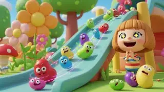 Fall Guys Wobbly Beans Fell Off the Track | Kids Songs & Nursery Rhymes