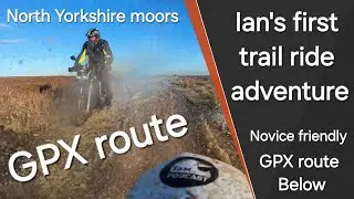 Ian's first trail ride. With GPX route.