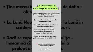 ✨ Semne și superstiții vechi pe care să le știi ✨#superstitii #energiepozitiva #protectie #viata
