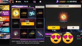 I got Amber Megacypher Mag 7 in 69 Diamonds💎😍 Amber Megacypher Series Faded Wheel Spin ⚡ Free Fire 🔥