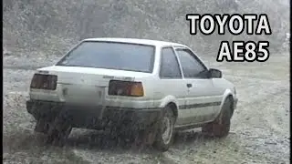 86に見える！？ AE85 ドリフト TOYOTA AE85 LEVIN Drift