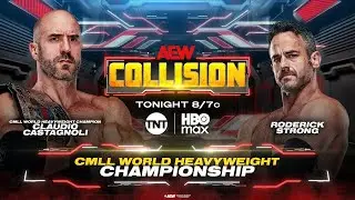 WWE 2K25 Claudio Castagnoli Vs. Roderick Strong - CMLL Heavyweight Title - AEW Collision 1/24/26