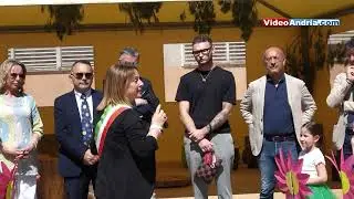Andria: inaugurato il nuovo giardino presso la scuola 